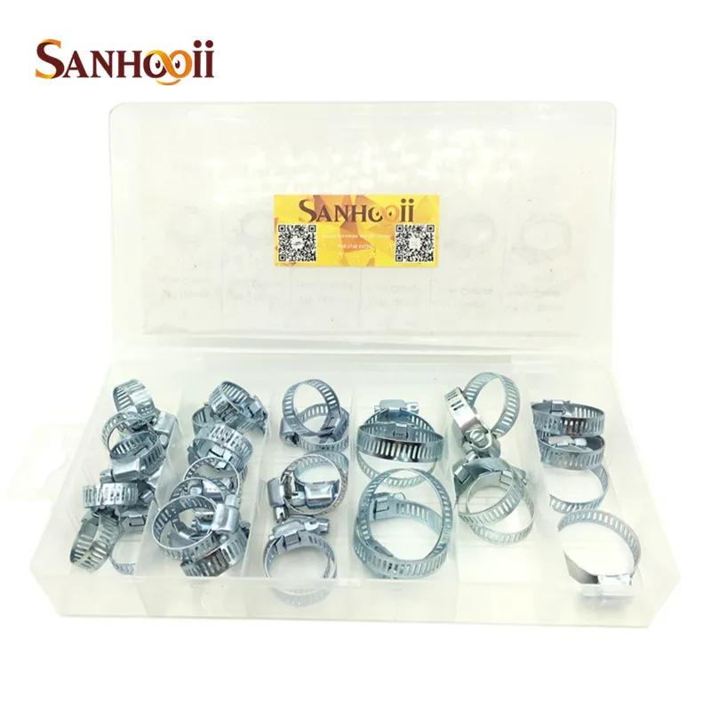 SANHOOII ƿ  ݼ ȣ Ŭ Ʈ, ڽ   Ʈ, 34PCs in 1, 16mm, 19mm, 22mm, 25mm, 28mm, 32mm